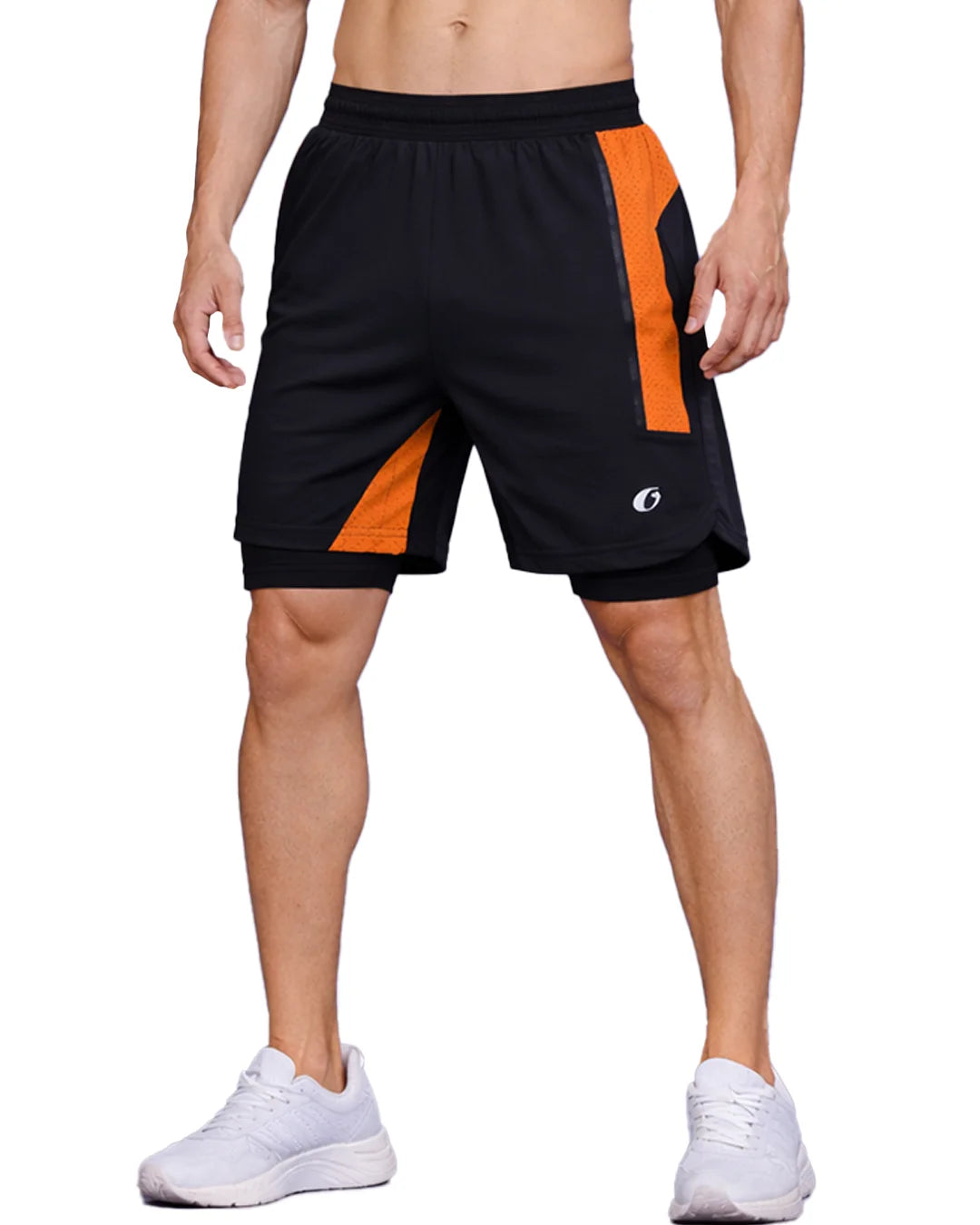 OYSTERS MEN'S 2 IN 1 AIRFORCE SHORTS