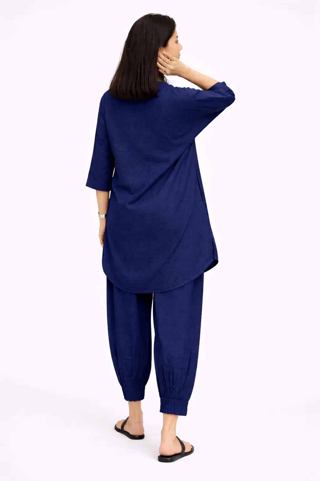 Navy Blue Poise Co-ord Set