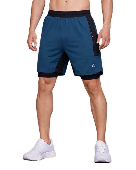 OYSTERS MEN'S 2 IN 1 AIRFORCE SHORTS