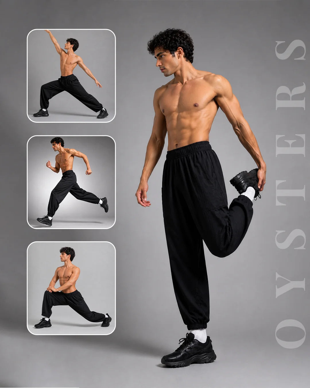 OYSTERS MEN's AEROZEN RELAXED FIT YOGA PANTS