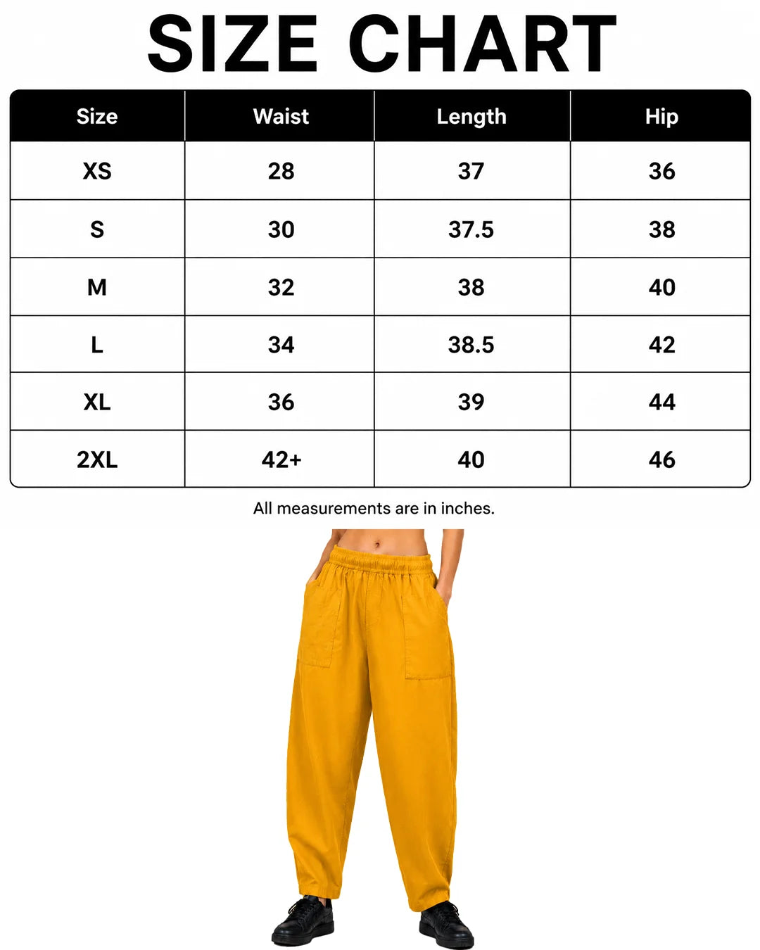 Utility Barrel Mustard Pants for Women