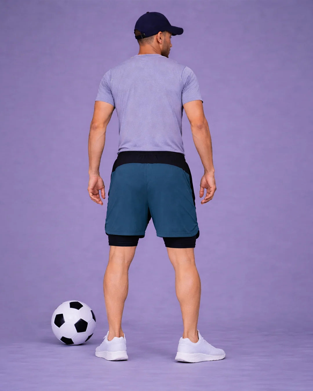 OYSTERS MEN'S 2 IN 1 AIRFORCE SHORTS