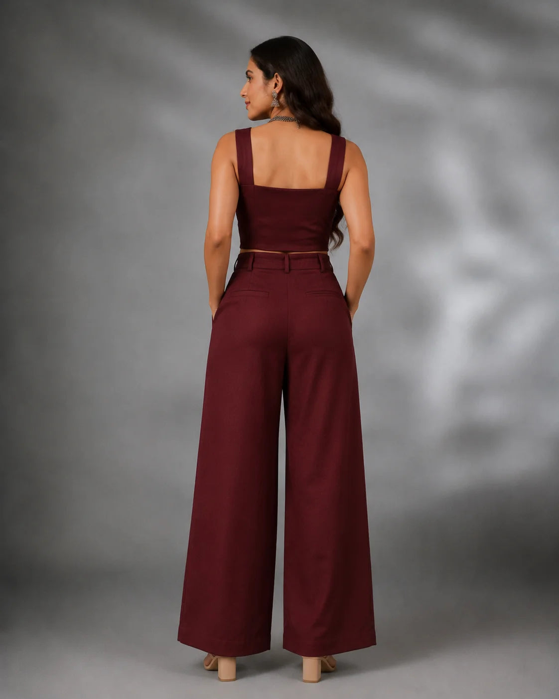 BEEITU MAROON DRESS1