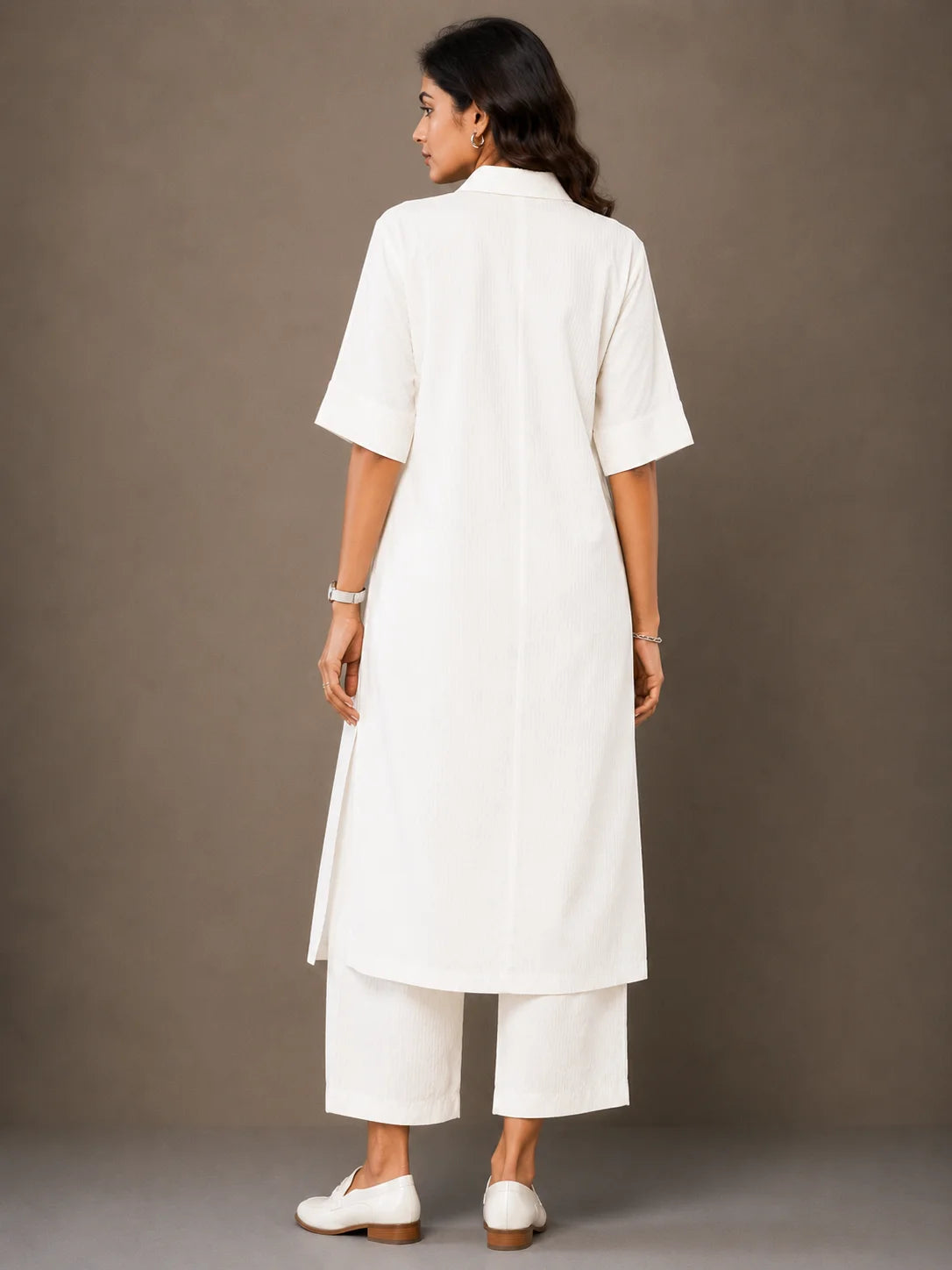 Behtarin Co-ord Sets White