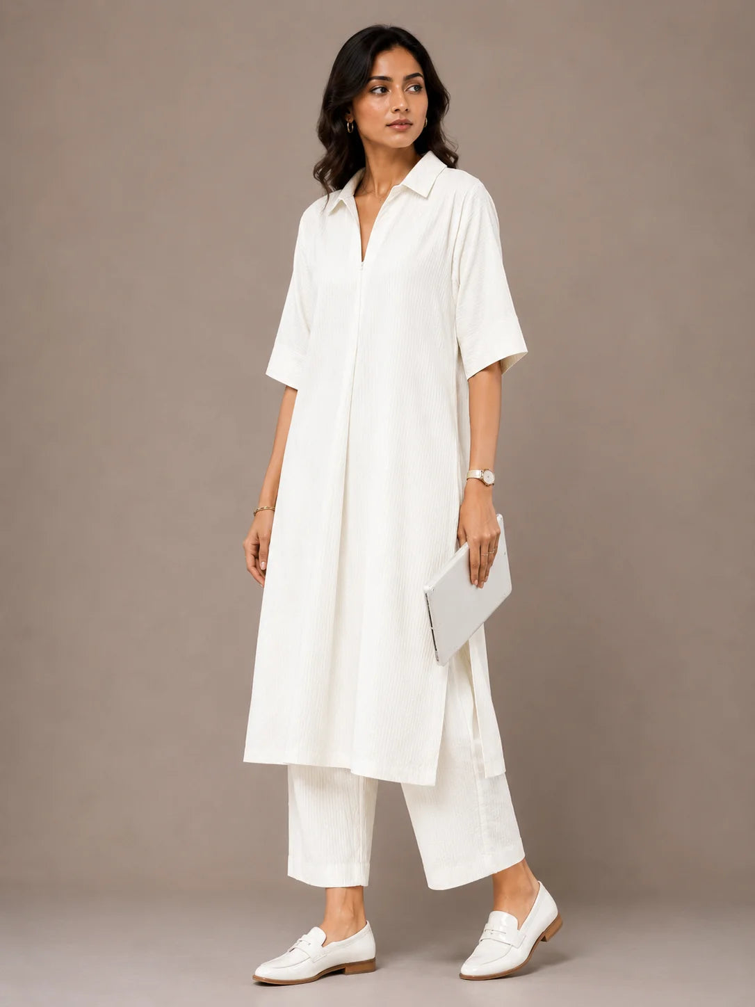 Behtarin Co-ord Sets White