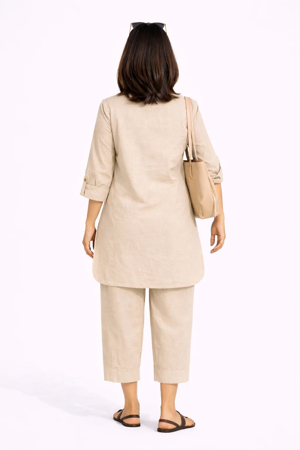 Classic Beige Comfort Kurta Set