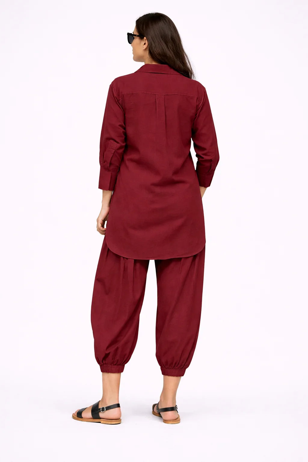 Maroon Breeze Co-ord Set