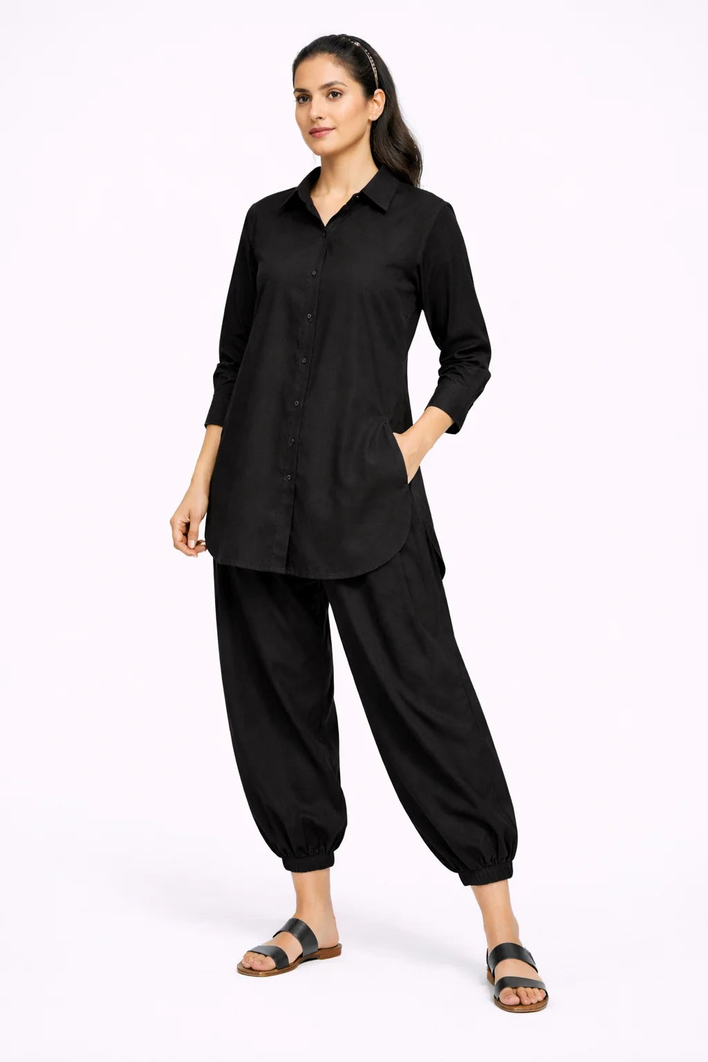 Black Breeze Co-ord Set