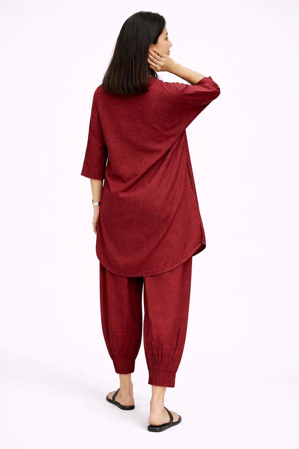 Maroon Poise Co-ord Set