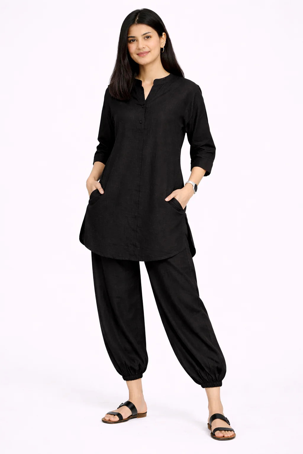 Black Poise Co-ord Set