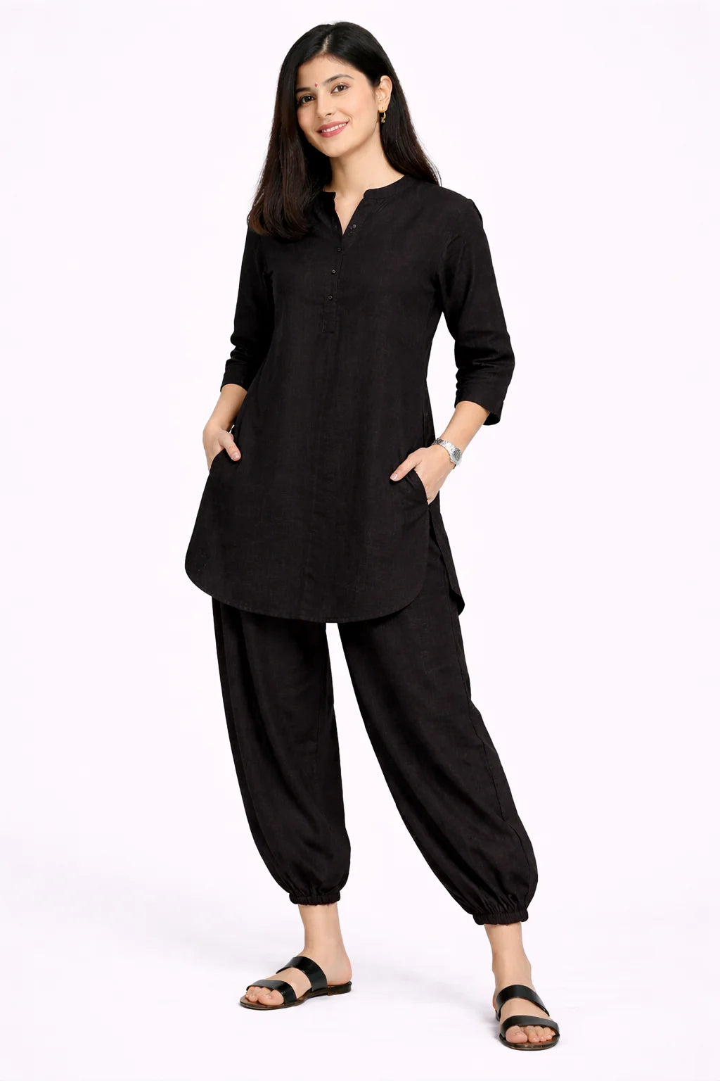 Black Poise Co-ord Set