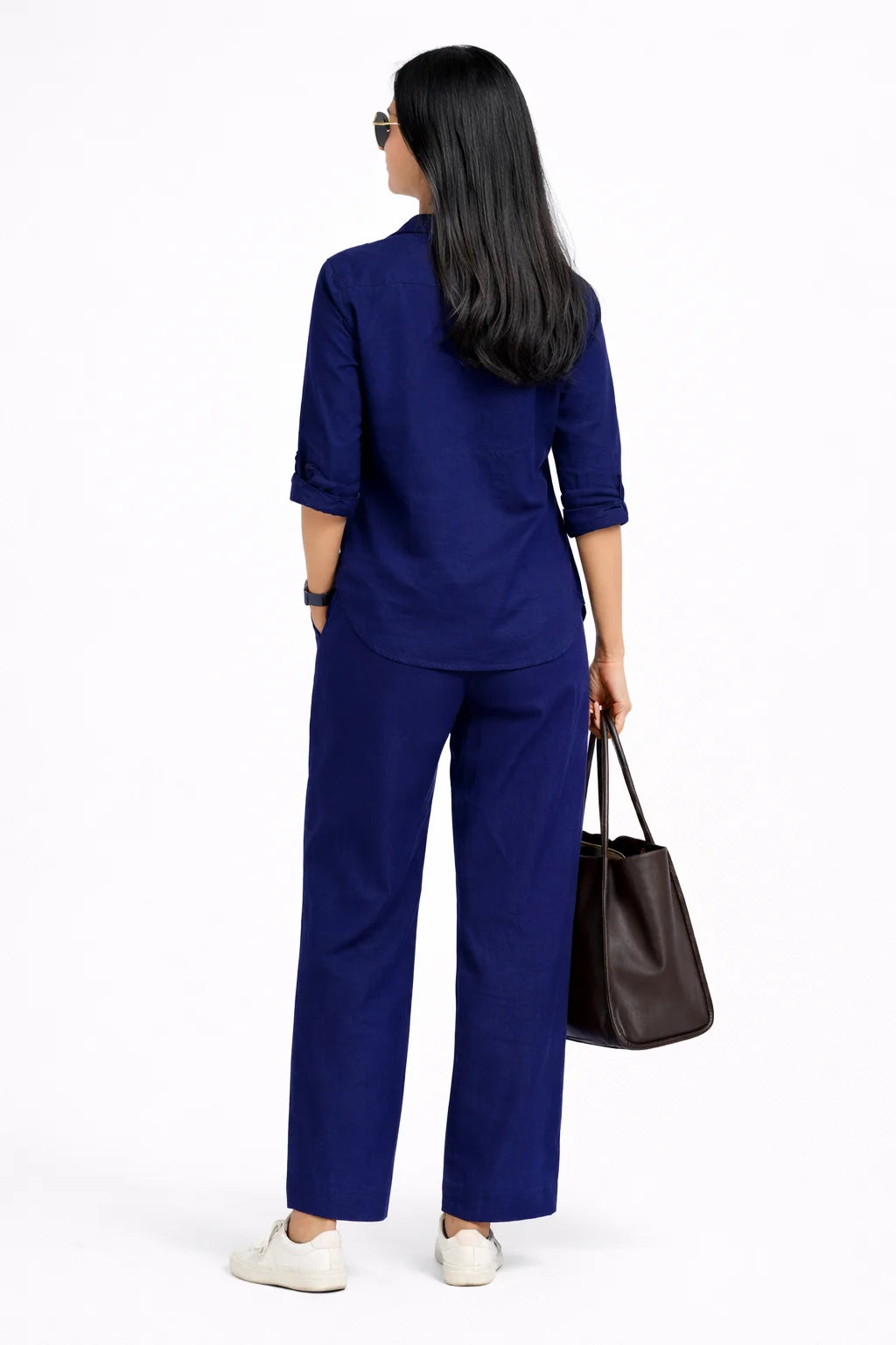 Earthy Navy Blue Utility Kurta Set