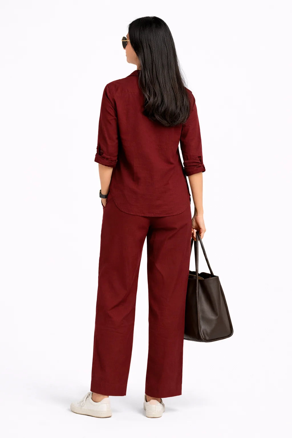 Earthy Maroon Utility Kurta Set