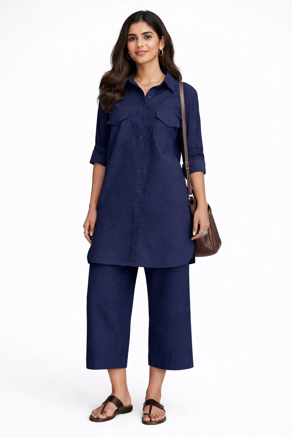 Navy Blue Serenity Co-ord Set