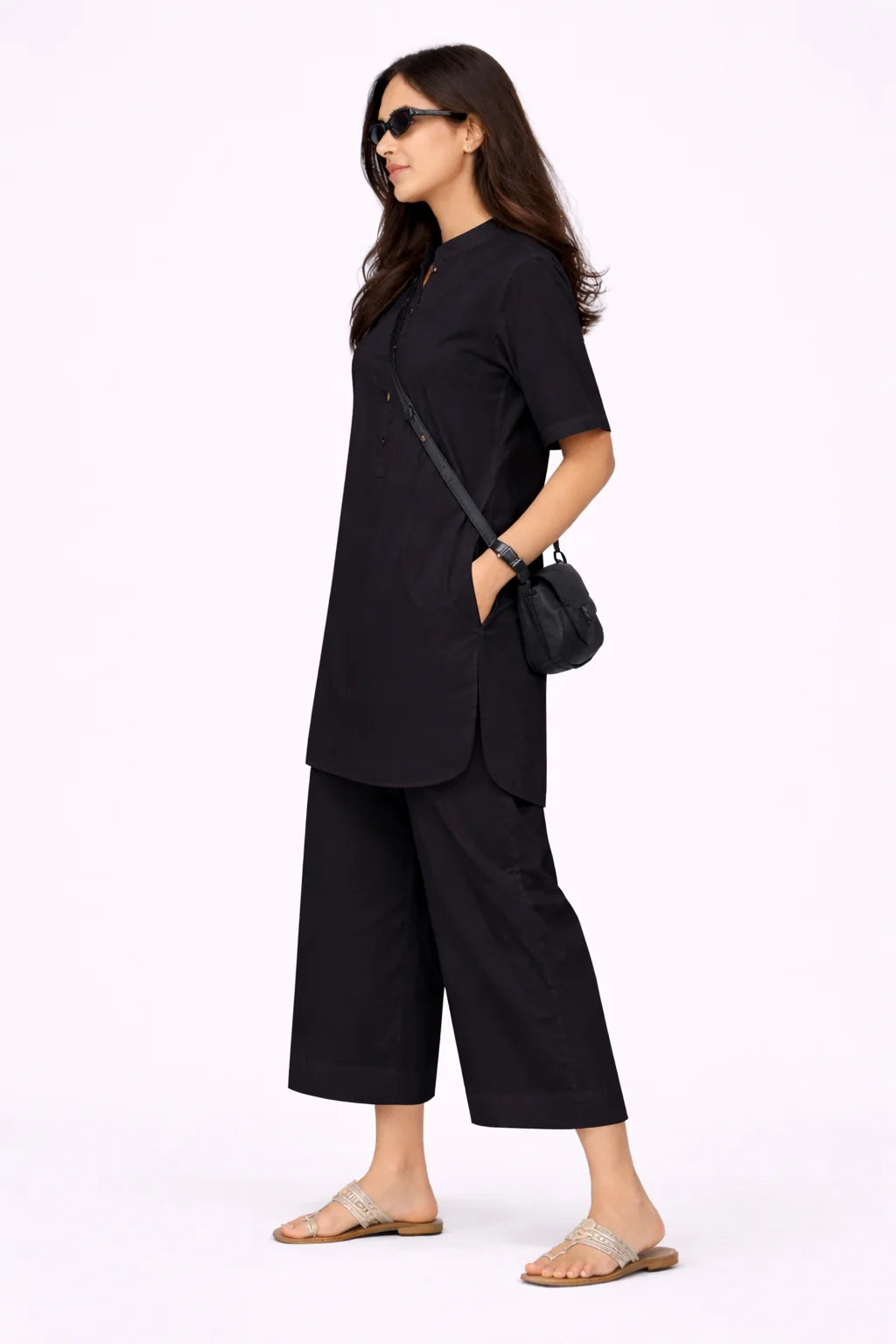 Black Ease Co-ord Set