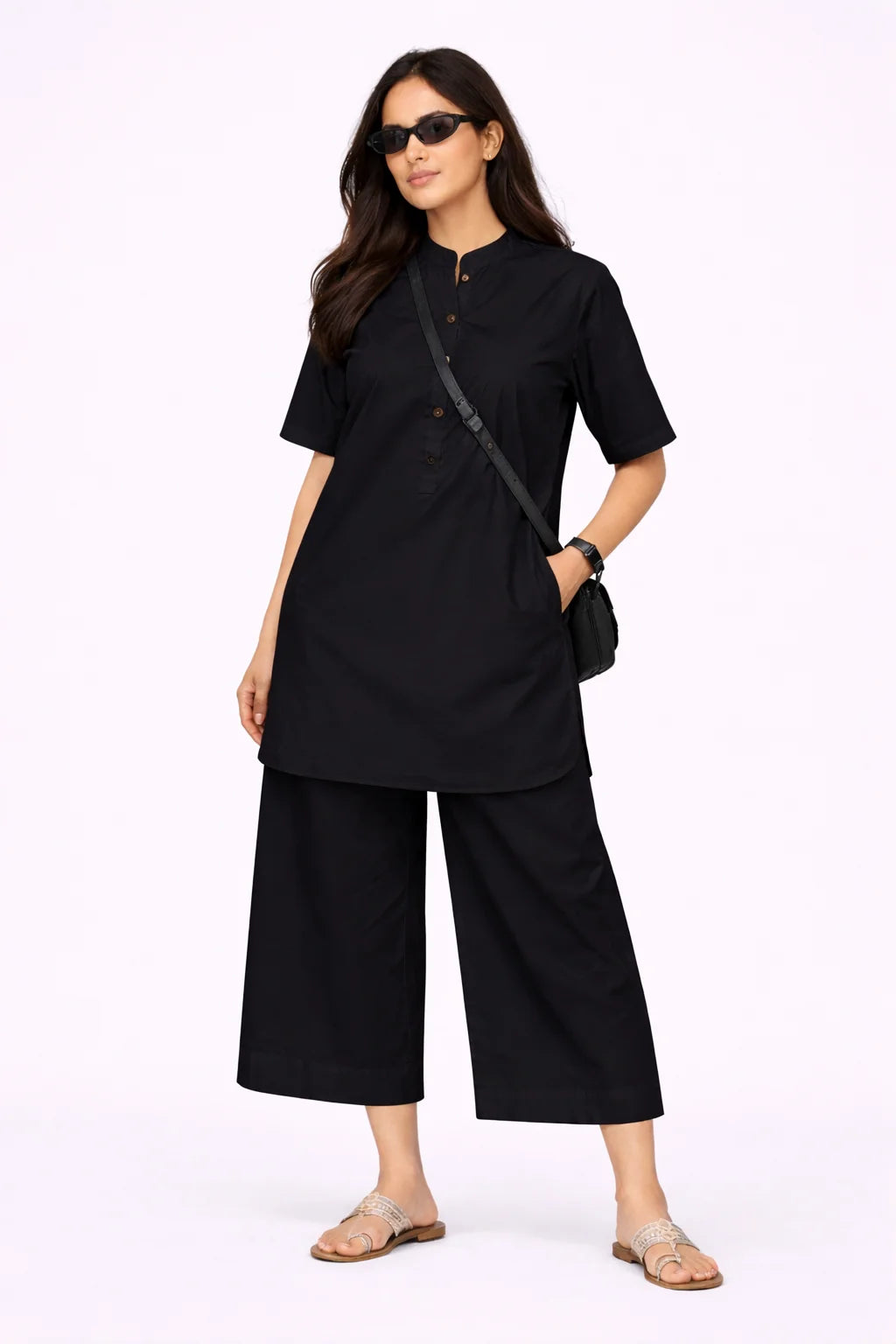 Black Ease Co-ord Set