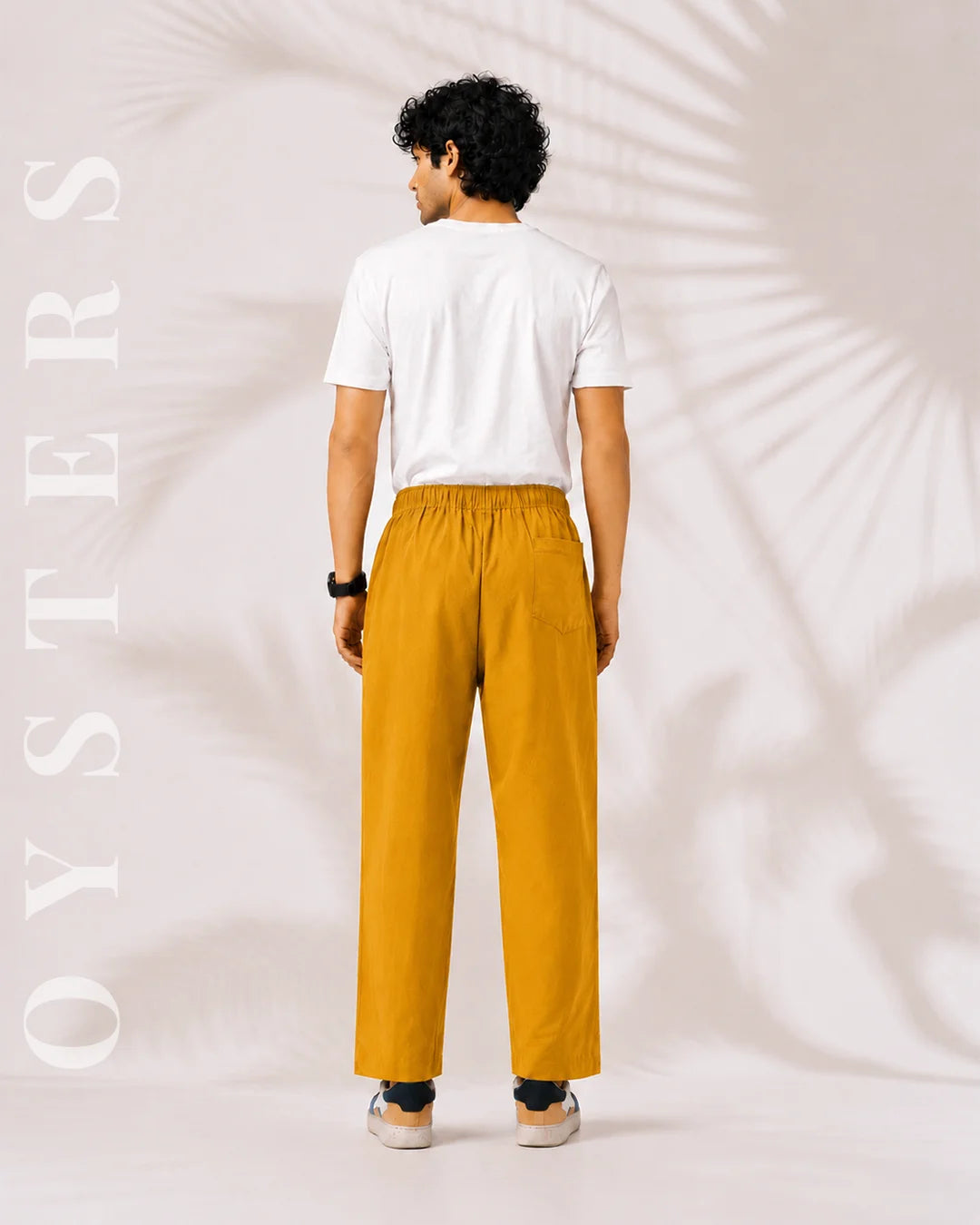 OYSTERS OLORBLOCK CARGO PANTS MUSTARD FOR MEN