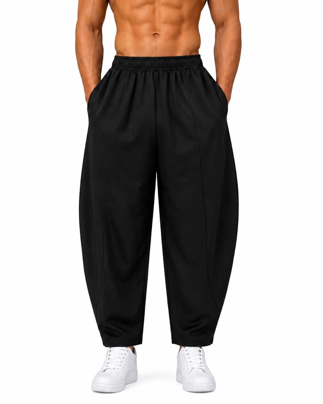 Balloon-Cut Pants Mustard for Men