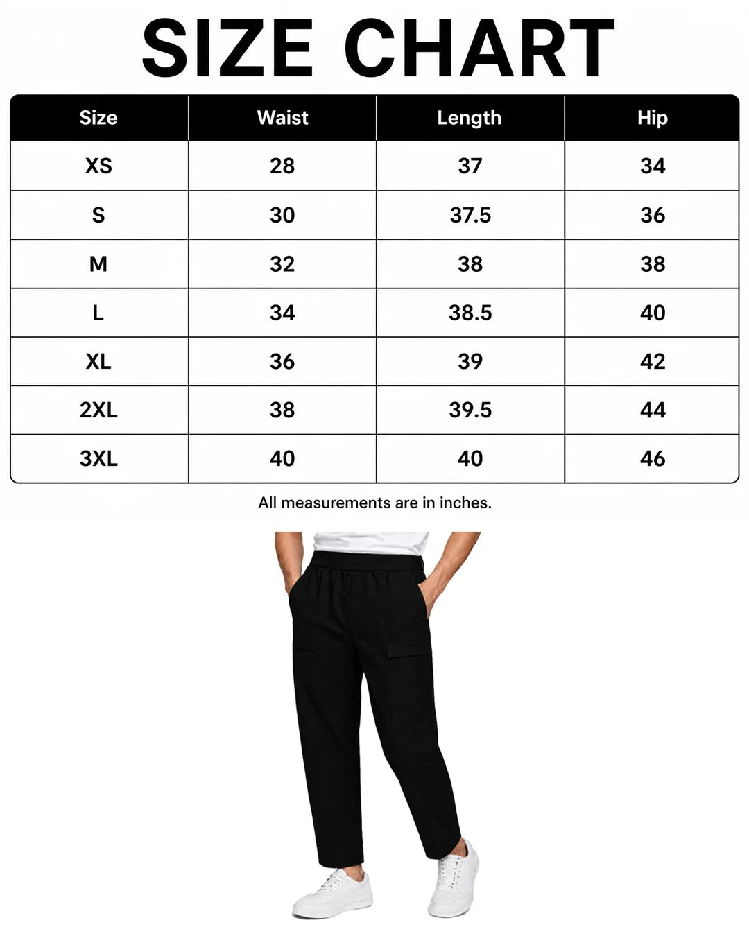 OYSTERS TAPERED UTILITY PANTS FOR MEN
