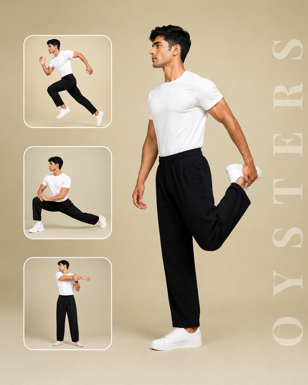 OYSTERS UTILITY BARREL PANTS FOR MEN