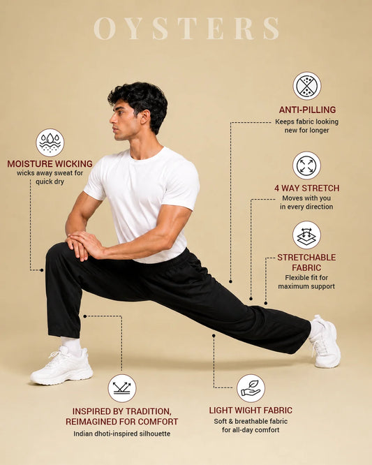 OYSTERS UTILITY BARREL PANTS FOR MEN