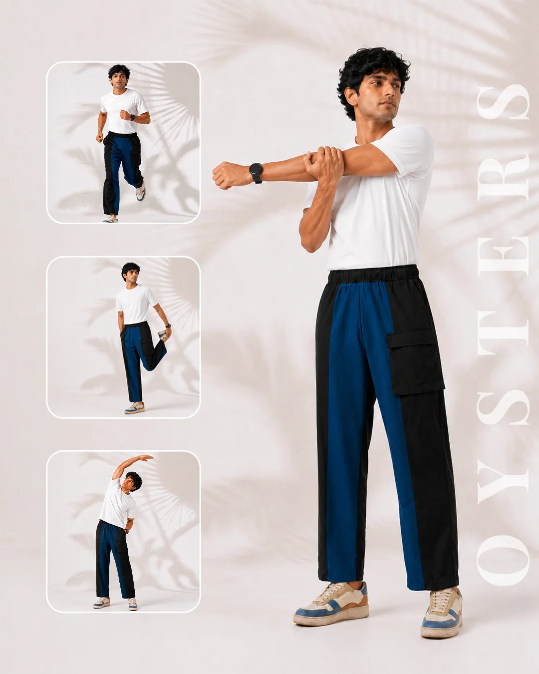OYSTERS OLORBLOCK CARGO PANTS FOR MEN