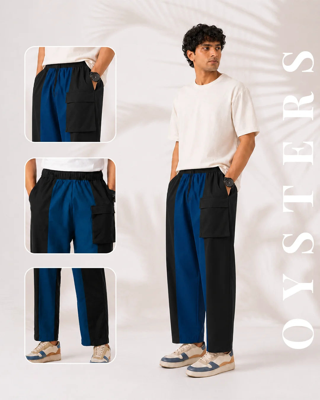 OYSTERS OLORBLOCK CARGO PANTS FOR MEN