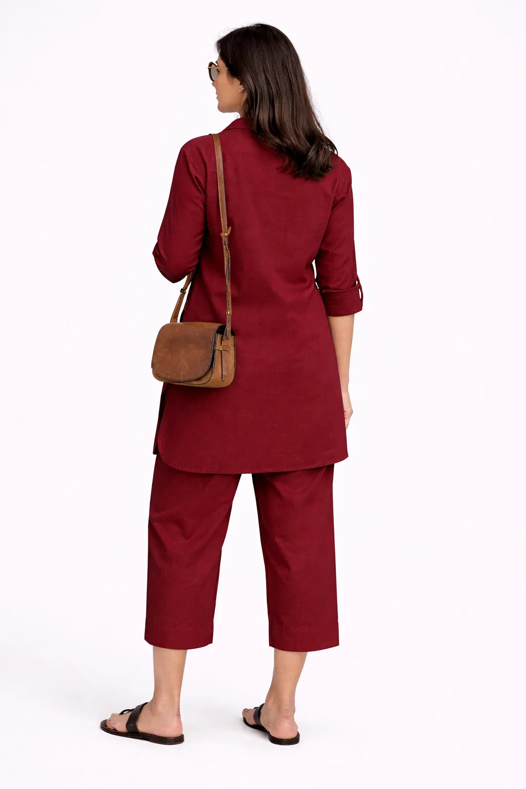 Maroon Serenity Co-ord Set