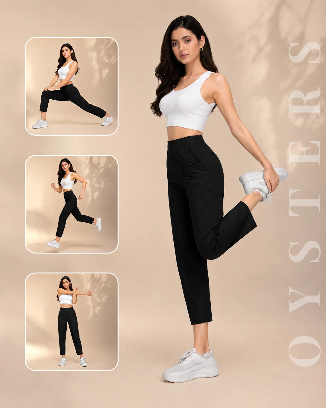 Oysters Tapered Utility Pants for Women
