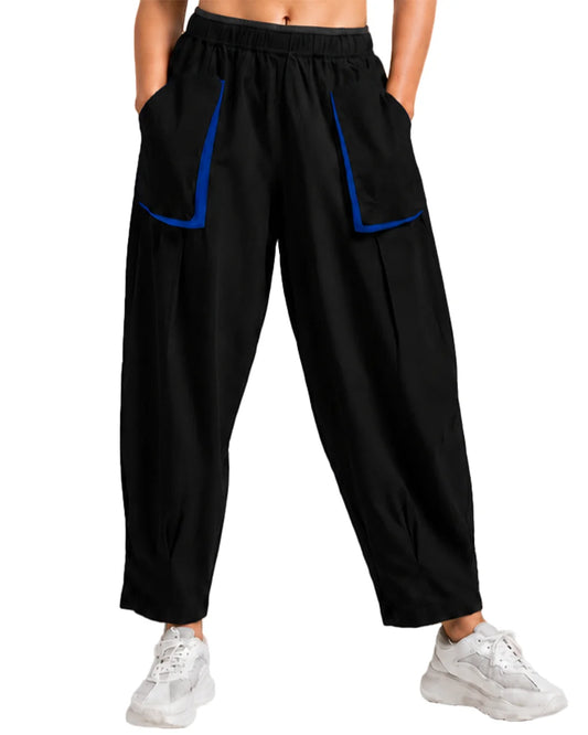 OYSTERS DRAPED UTILITY PANTS FOR WOMEN