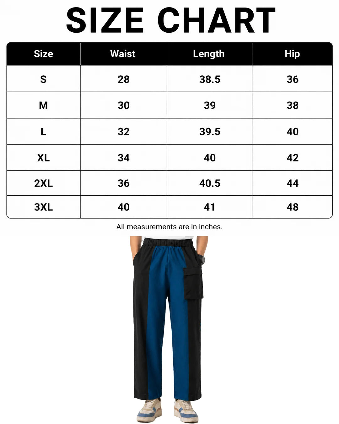 OYSTERS COLORBLOCK CARGO PANTS FOR WOMEN